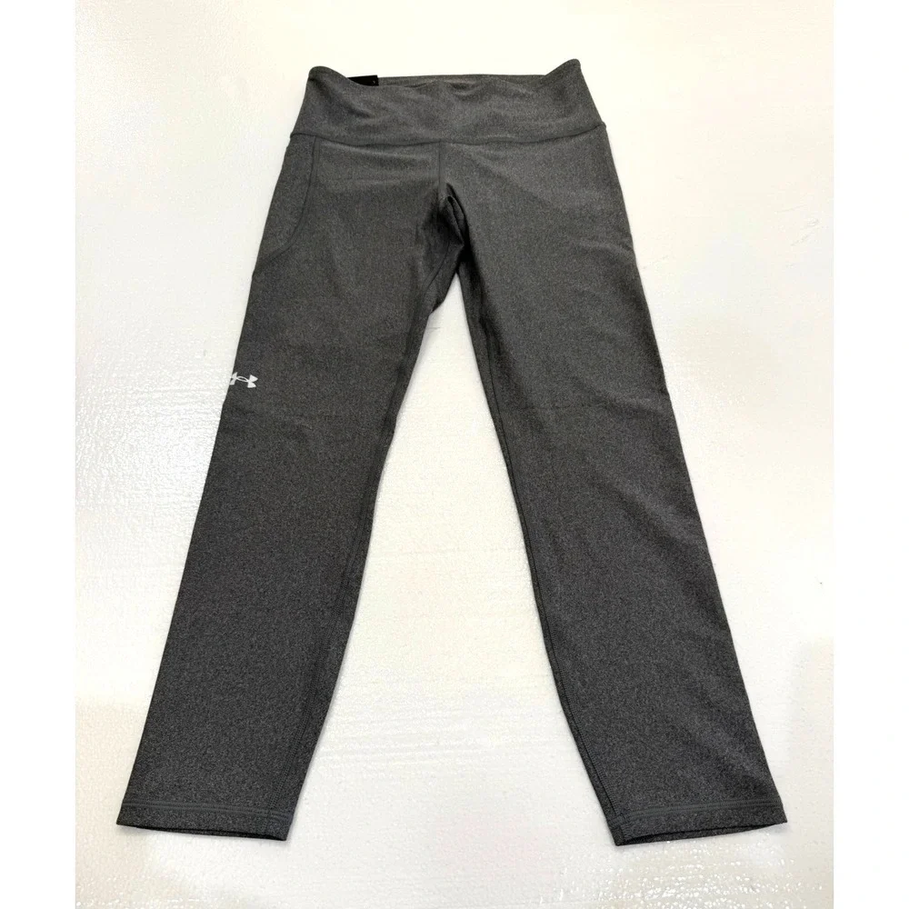 NWT Under Armour Heatgear Compression High Rise Leggings‎ Grey Size Medium